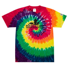 Load image into Gallery viewer, Heart Beat of A Queen Oversized tie-dye t-shirt