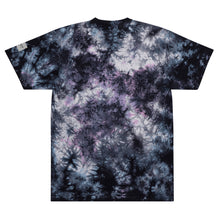 Load image into Gallery viewer, Heart Beat of A Queen Oversized tie-dye t-shirt