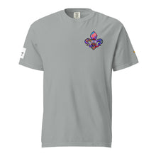 Load image into Gallery viewer, So St. Louis Fleur-de-lis Unisex garment-dyed heavyweight t-shirt
