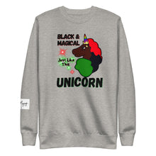 Load image into Gallery viewer, Black & Magical Unisex Premium Sweatshirt