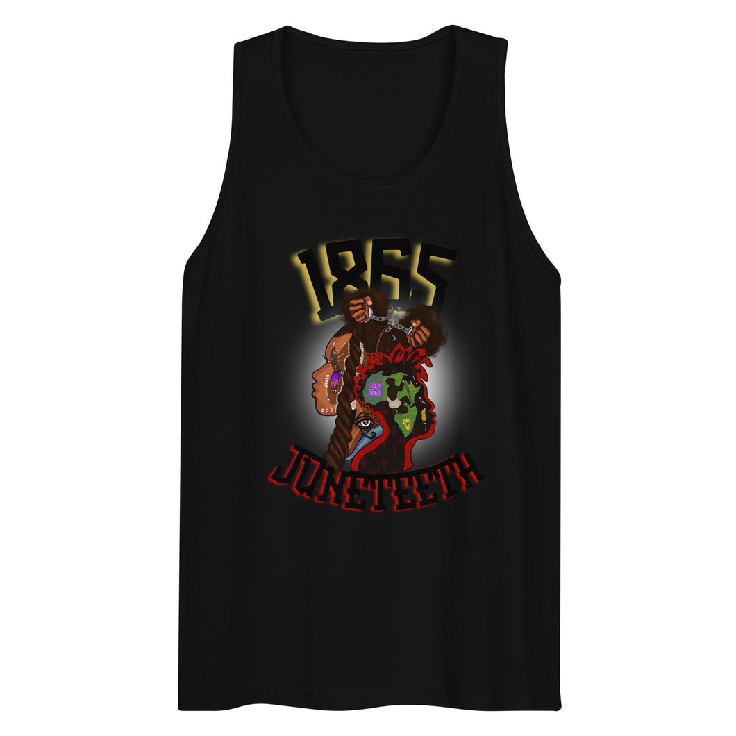 1865 Juneteenth premium tank top