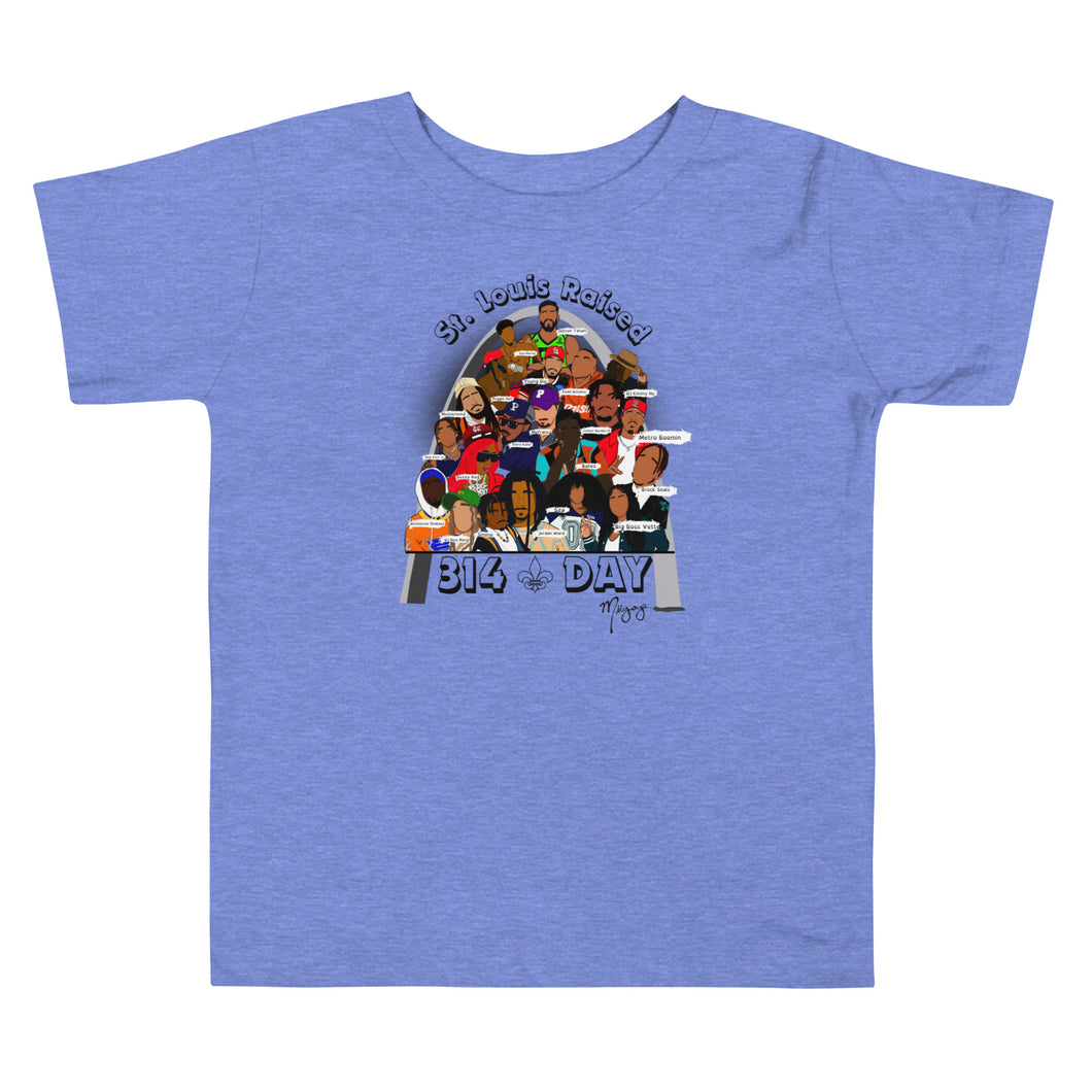 STL Raised Toddler Short Sleeve Tee