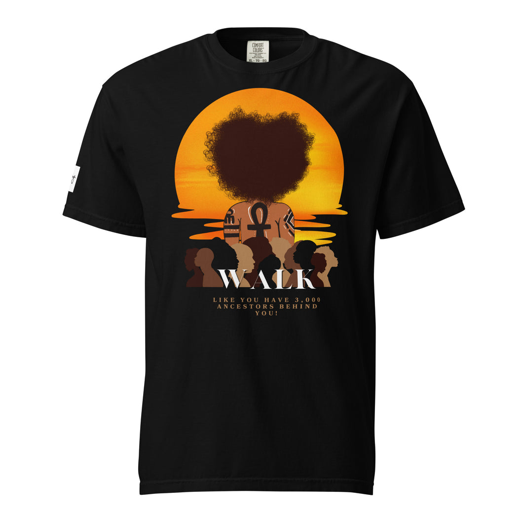 Walk With Ancestors Unisex garment-dyed heavyweight t-shirt\