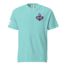 Load image into Gallery viewer, So St. Louis Fleur-de-lis Unisex garment-dyed heavyweight t-shirt
