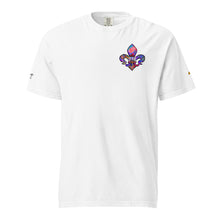 Load image into Gallery viewer, So St. Louis Fleur-de-lis Unisex garment-dyed heavyweight t-shirt
