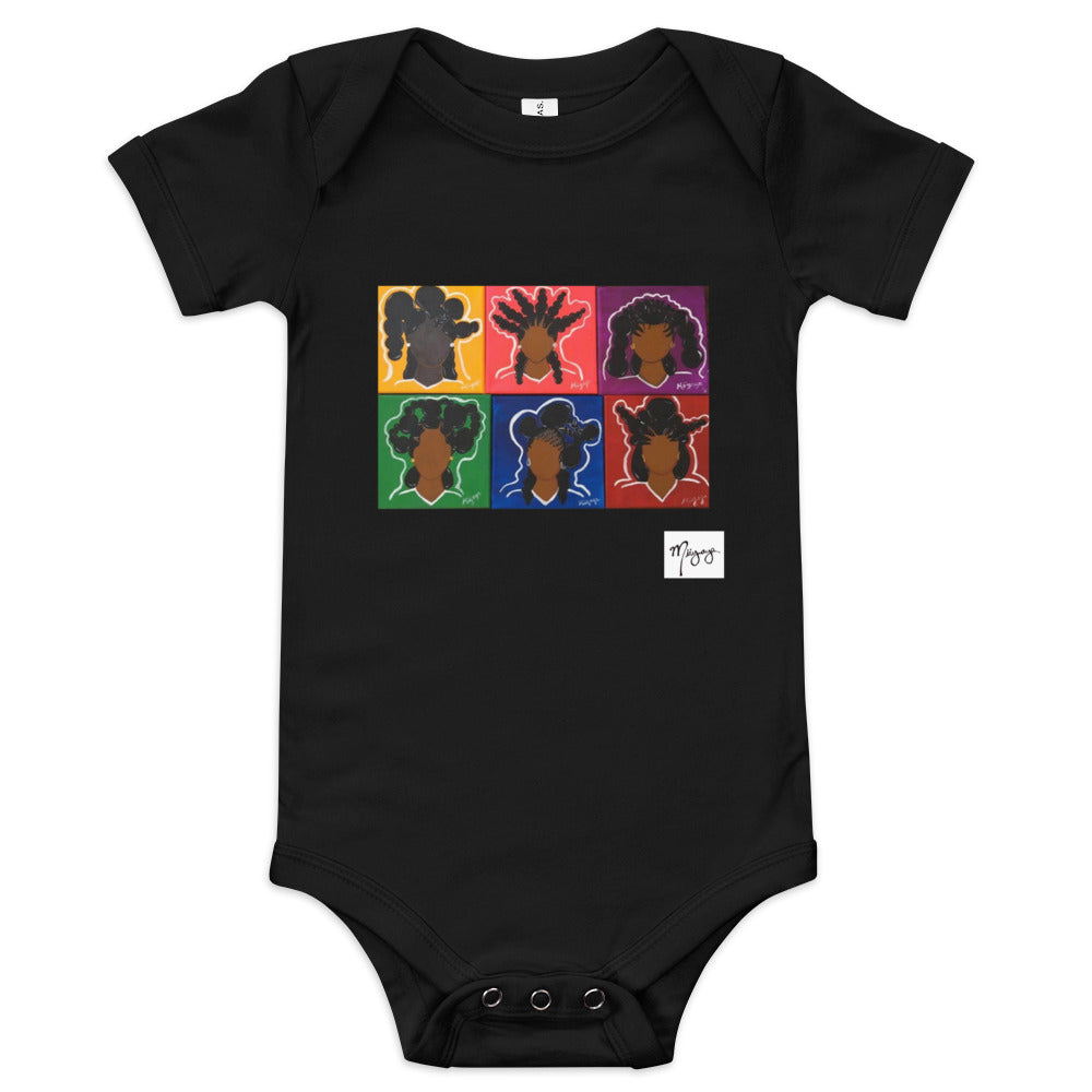 Good Hair Baby short sleeve one piece
