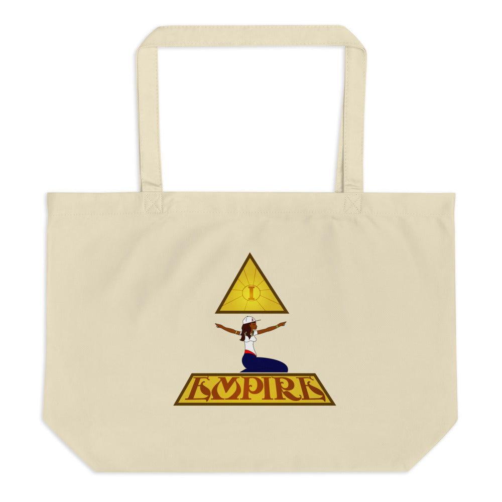 IYE Logo Large organic tote bag